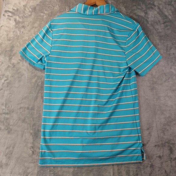 All In Motion Men's S Blue Vibrant Stretchy Preppy Minimalist Athleisure Shirt - Picture 3 of 11